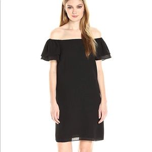 Off the shoulder Betsey Johnson Black minidress